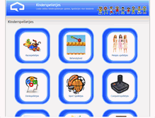 Tablet Screenshot of kinderspelletjes.spelletjes-voor-kinderen.nl